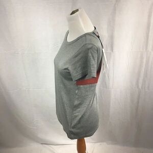 NWT Satva XS Razorback tee gray rust mesh work out shirt short sleeved  cotton